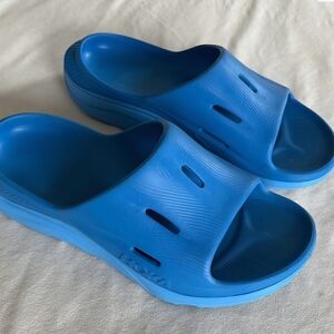 Blue Slide Sandals